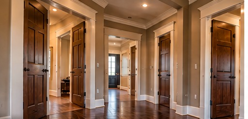 Finished custom doors and interior trim