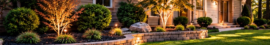 Finished residential landscaping